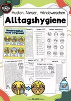 Vorschau - Stationenlernen - Hygiene - Kombi-Paket - Seite 1