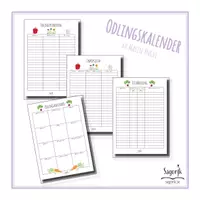förhandsvisning - Odlingskalender för äldre barn - försättsblad