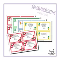 förhandsvisning - Sommarhälsning förskola - försättsblad