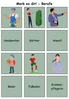 Vorschau - Arbeitsblätter - Materialpaket Spiele Berufe - DaZ/DaF, Deutsch, Sachunterricht (Grundschule) - Seite 3