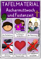 Vorschau - Stundenentwürfe - Aschermittwoch und Fastenzeit TAFELMATERIAL Kirchenjahr - Deckblatt