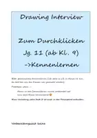 Vorschau - Spiele - Kennlernspiel Drawing Interview - Deckblatt