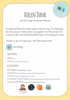 Vorschau - Präsentationen/Tafelbilder - Tagestransparenz für die Grundschule - platzsparende Tafelkarten (blau) - Seite 1