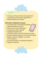 Vorschau - Arbeitsblätter - Positive und herausfordernde Aspekte der Smartphone-Nutzung bei Jugendlichen - Seite 1