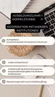 Vorschau - Stundenentwürfe - Kooperation mit anderen Institutionen - Deckblatt