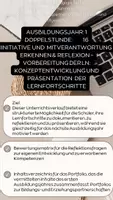 Vorschau - Stundenentwürfe - Initiative und Mitverantwortung erkennen & Abschluss und Reflexion – Vorbereitung der LN: Konzeptentwicklung und Präsentation der Lernfortschritte, Erzieher - Deckblatt