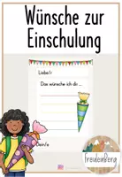Vorschau - Anderer Materialtyp - Wünsche zur Einschulung - Deckblatt
