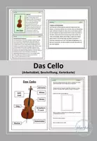 Vorschau - Stationenlernen - Das Cello - Deckblatt