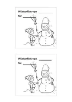 Vorschau - Arbeitsblätter - Schneemann, mein Schneemann - kurzes Theaterstück (10 Min) - mit Demofilm! - Seite 1