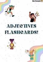 Aperçu - Cartes / Images - Flashcards des adjectifs en anglais! - Page de couverture