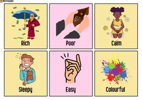 Aperçu - Cartes / Images - Flashcards des adjectifs en anglais! - Page 2
