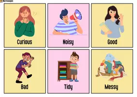 Aperçu - Cartes / Images - Flashcards des adjectifs en anglais! - Page 3
