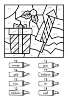 Vorschau - Arbeitsblätter - Rechenmalblatt Winter - 4 Rechenmalblätter ZR 20 4-fach differenziert - Seite 2