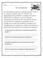 Aperçu - Feuilles d'exercices - Compréhension de lecture - 50 textes - Page 3