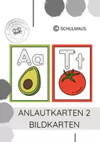 Vorschau - Bildkarten - Anlautkarten zum Nachspuren - Deckblatt