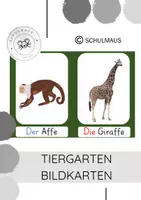 Vorschau - Präsentationen/Tafelbilder - Im Tiergarten Bildkarten - Deckblatt