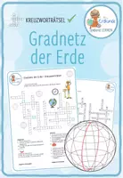 Vorschau - Arbeitsblätter - Gradnetz der Erde – 5x Spiele und Aktivitäten - Seite 1