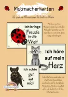 Vorschau - Fördermaterial/Inklusion - 36 Positive Affirmationen für starke Kinder /Growth Mindset - Deckblatt