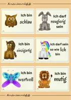 Vorschau - Fördermaterial/Inklusion - 36 Positive Affirmationen für starke Kinder /Growth Mindset - Seite 2