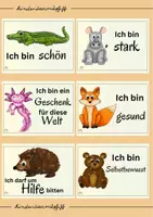 Vorschau - Fördermaterial/Inklusion - 36 Positive Affirmationen für starke Kinder /Growth Mindset - Seite 3