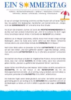 Vorschau - Arbeitsblätter - Schwimmen Baderegeln Lückentext - Seite 1