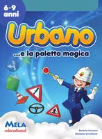 anteprima - Esercizi - URBANO E LA PALETTA MAGICA libro con canzoni - Pagina di copertina