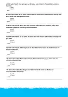 Vorschau - Arbeitsblätter - Rettungsschwimmen - Wahr Falsch - Seite 1