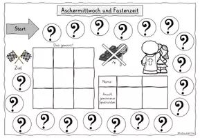 Vorschau - Spiele - Aschermittwoch und Fastenzeit Drei gewinnt BRETTSPIEL Kirchenjahr - Seite 3