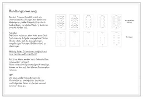 Vorschau - Stationenlernen - Brain-Gym + Konzentrationsübung "Beidhändiges Zeichnen", Graphomotorische Förderung - Seite 1