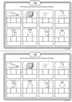 Vorschau - Stationenlernen - Buchstabenverbindungen nk, ng. Deutsch Klasse 1, 2, DaZ, Rechtschreibung, Lernwörter - Seite 3