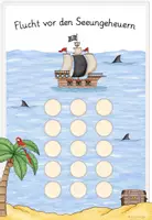 Vorschau - Spiele - Konzentrationsspiel, Bewegungsspiel "Flucht vor den Seeungeheuern" - Seite 3