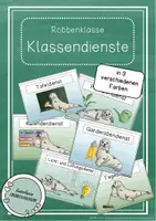 Vorschau - Poster - Robbenklasse / Seehundklasse - Klassendienste - Deckblatt