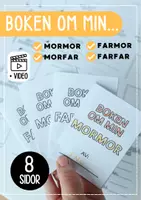 förhandsvisning - Boken om mina mor och farföräldrar - försättsblad