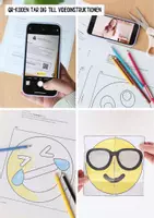 förhandsvisning - Magiskt kort - tema emoji (mallar + video) - sida 1