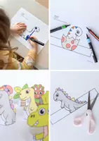 förhandsvisning - Pyssla dinosaurier - dekorationer - sida 1