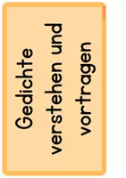 Vorschau - Unterrichtsreihen - Gedichte verstehen und vortragen - Seite 1
