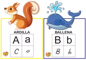 Vista previa - Tarjetas / Manipulativos - Abecederario grande de animales! - página 3