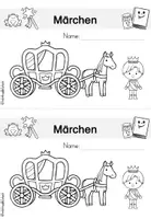 Vorschau - Arbeitsblätter - Wochenstarter Märchen - Seite 1