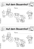 Vorschau - Stationenlernen - Bauernhof | Deutsch | Mathe | Freiarbeit - Seite 1