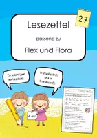 Vorschau - Arbeitsblätter - Kostenlos Leseblatt 27 - passend zu Flex und Flora - Ä und ÄU - Lesezettel - Deckblatt