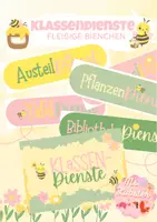 Vorschau - Anderer Materialtyp - Klassendienste fleißige Bienchen - Deckblatt