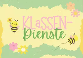 Vorschau - Anderer Materialtyp - Klassendienste fleißige Bienchen - Seite 1