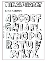 Vista previa - Hojas de trabajo - My first alphabet activity book. Cuaderno de lectoescritura - página 2