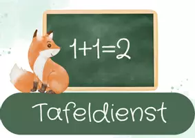 Vorschau - Poster - Klassendienste Fuchs - Deckblatt