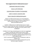 Vorschau - Stundenentwürfe - Eine magische Nacht im Weihnachtsmuseum: Mini Theater ab 2./3. Kl - Seite 1