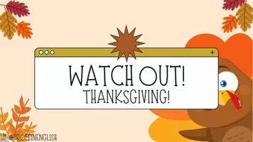 Aperçu - Jeux - Watch out: Thanksgiving Day! Anglais. - Page de couverture