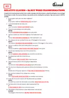 Vorschau - Arbeitsblätter - RELATIVE CLAUSES – 30 B2 Key Word Transformations - Seite 3