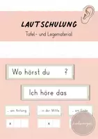 Vorschau - Präsentationen/Tafelbilder - Materialpaket: Lautschulung und Anlaute (Buchstabeneinführung) - Seite 1