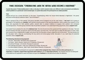 Vorschau - Aufgabenkarten - Cyberbullying: When the Virtual World becomes a Nightmare (Panel Discussion / Role Play / Talkshow / Q1 Q2) - Seite 2