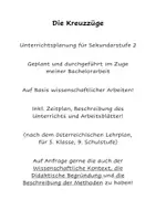 Vorschau - Unterrichtsreihen - Die Kreuzzüge SEK 2 - Seite 1